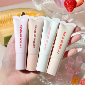 Lip Gloss Manufacturer - Custom 4-Color Glossy Private Label Vegan Lip Balm