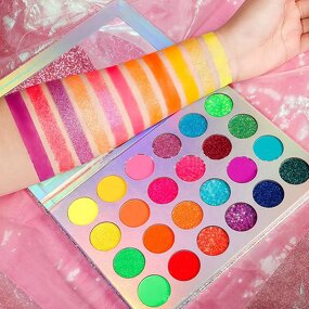 Eyeshadow Palette Manufacturer - High Pigment Glitter Palette for Private Label Bulk Makeup