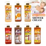 Organic Liquid Body Wash Manufacturer - 1000ml Custom Logo Natural Whitening Shower Gel with Lemon Fragrance