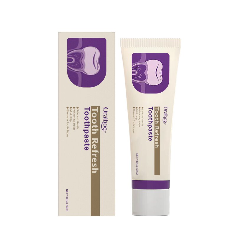 Herbal Toothpaste Manufacturer - Private Label 100g Fresh Mint Whitening with Hydroxyapatite for Fresh Breath & Anti-Cavity