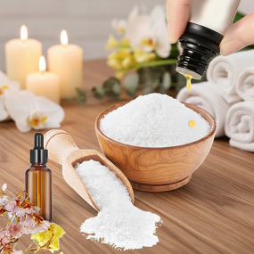 Himalayan Salt Manufacturer - Scented with Essential Oils & Dried Flowers, Moisturizing Nourishing Mix