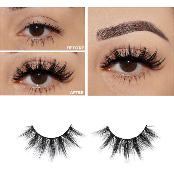 3D Faux Mink Eyelashes Manufacturer - Synthetic Silk & Paper Material for Natural Lash Extensions