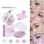 Manufacturer Shell Shade Highlighter Cream - DIY Stickers, Long Lasting Face Makeup Shimmer
