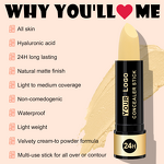 Concealer Stick Manufacturer - Private Label, Moisturizing & Non-Caking for Acne, Tattoos & Contouring