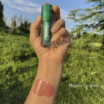 Green Sparkle Lip Gloss Manufacturer - Color Changing Glitter with Mirror & Long Lasting Wear