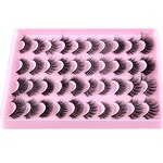Natural Thick False Eyelashes Manufacturer - Mixed Pack of 20 Pairs, Simulation Chemical Fiber