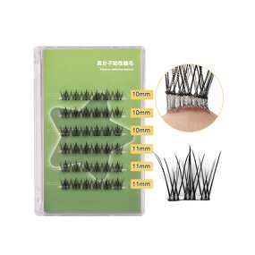 Handmade False Eyelashes Manufacturer - Reusable Glue-Free Self-Adhesive Segmented Clusters for OEM/ODM