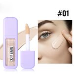 Liquid Concealer Manufacturer - Wholesale Purple Square Container, Super Lock & High Coverage