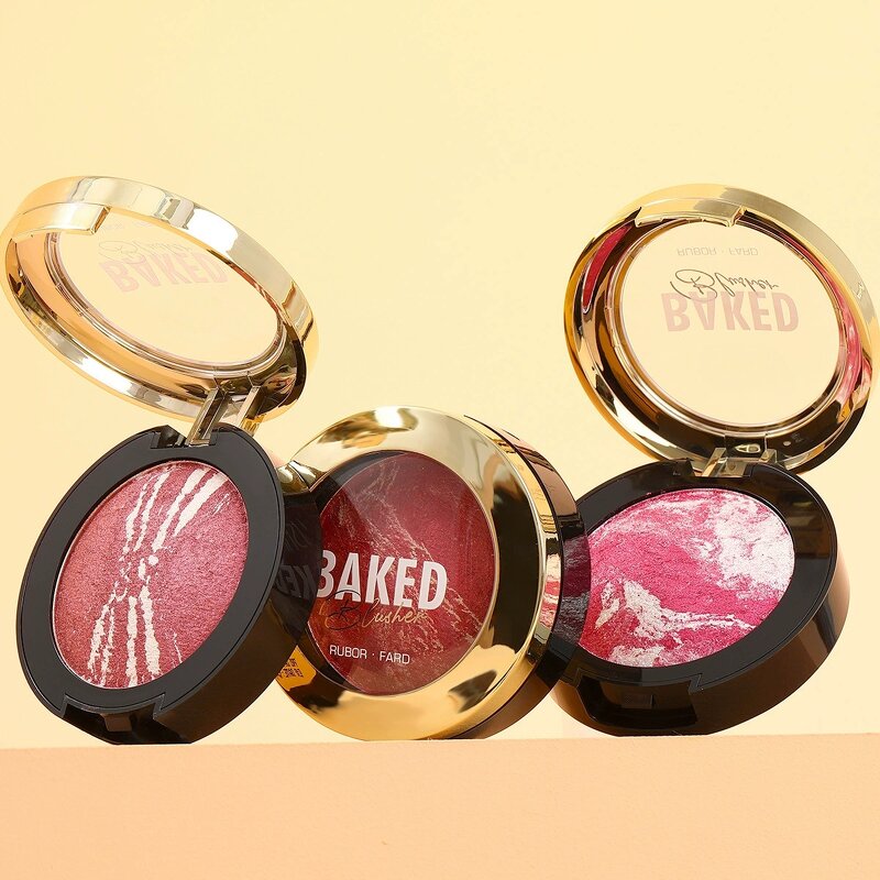 Baked Blush Palette Manufacturer - Waterproof, Highly Pigmented, Long-Lasting Glitter Blusher