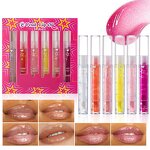 Clear Lip Oil Kit Manufacturer - 6pcs Moisturizing Mirror Glossy Lip Oil Makeup Set
