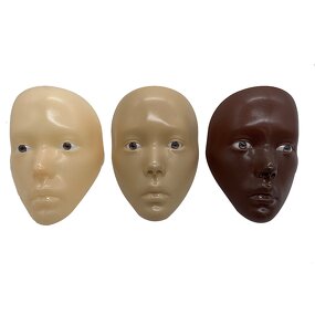 Makeup Practice Mask Manufacturer - Full Face 5D Reusable Bionic Skin Training Pad