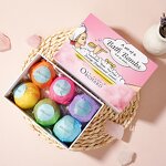 Bubble Bath Bombs Manufacturer - 6-Piece Organic Gift Set for Private Label