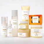 Private Label Turmeric Extract Skin Care Set - Organic Natural Whitening & Rejuvenating