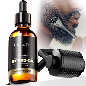 Beard Oil Manufacturer - Custom Bottle Label for Men's Beard Growth