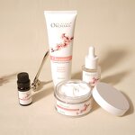 Organic Face Cream and Serum Set Manufacturer - Private Label Anti-Wrinkle Whitening Cherry Essential Oil