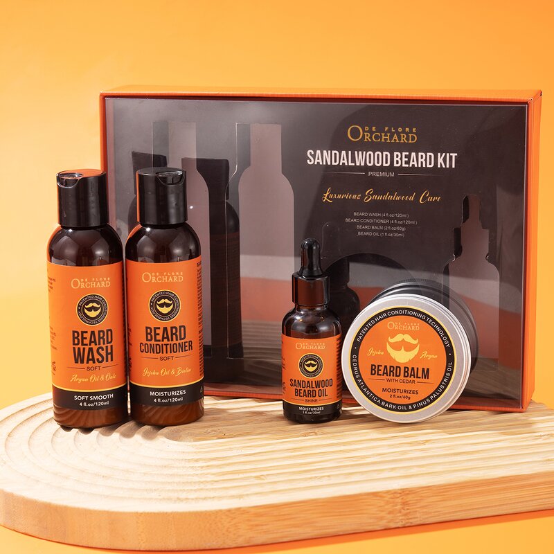 Beard Kit Manufacturer - Wholesale Luxury Men's Grooming Set with Box, Moisturizing