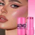 Cream Blusher Stick Manufacturer - Multicolored 4 Type Glowy Makeup for Cheeks