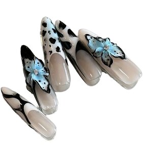 Press-On Nails Manufacturer - Handcrafted ABS Artificial Fingernails with Other Pattern