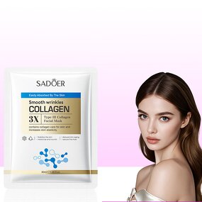 Organic Facial Mask Manufacturer - Anti-Aging Vitamin C Collagen for Firming & Hydration