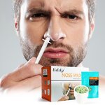 Men's Nose Hair Remover Kit - Painless Waxing for Safe & Easy Removal