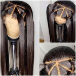 Human Hair Topper Wigs Manufacturer - 100% Silky Real Bone Straight Full Lace