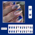 Press on Nails Manufacturer - Gloss Finish Jelly Glue Kit with File Stick for DIY Manicure