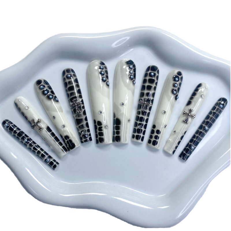 Handmade Press on Nails Manufacturer - Jelly Oval Tips, Soft Gloss Sheer Manual Coat for Daily Fashion