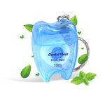 Dental Floss Keychain Manufacturer - Portable Interdental Cleaner with 10m Plastic Floss