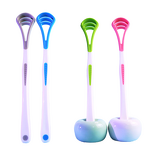 Tongue Scraper Manufacturer - Double-Sided Soft Plastic Tool for Bad Breath Removal