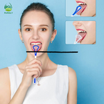 Plastic Tongue Scraper Manufacturer - 18cm Double-Sided for Oral Care