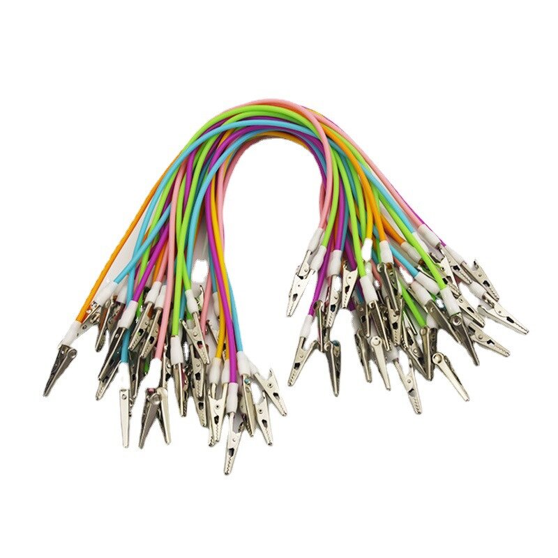 Dental Bib Holder Manufacturer - Colorful Silicone Chain with Dual Metal Clips