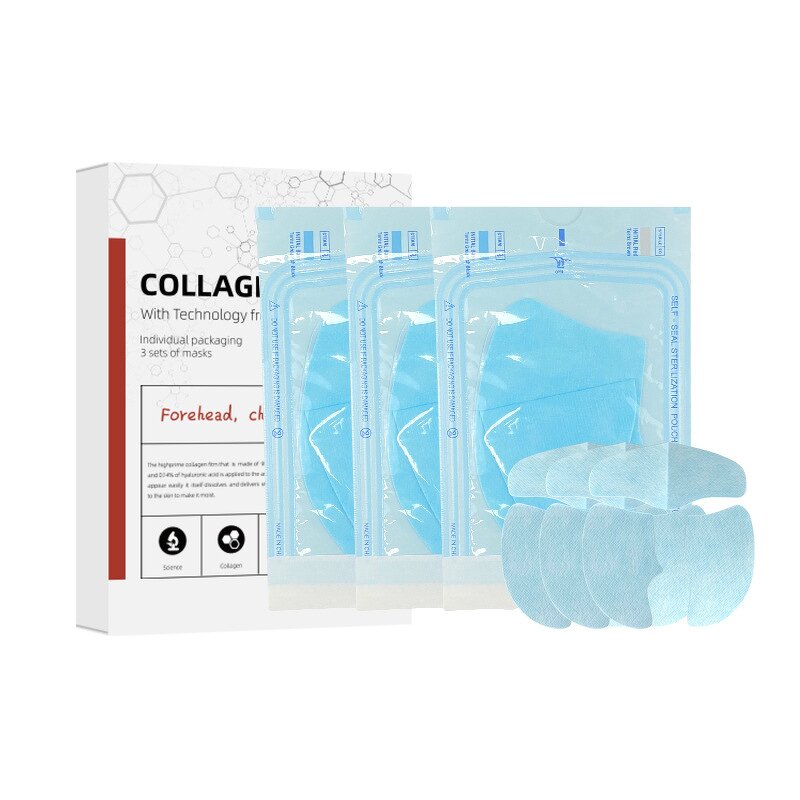 Collagen Facial Sheet Mask Manufacturer - Private Label Anti-Wrinkle Water Soluble Film for Aging Skin