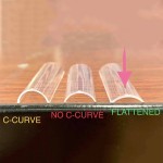 Nail Tips Supplier - 4.45CM Long Flattened French 500Pcs Non C Curve Square Nail Tips