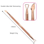 Manicure Pedicure Tool Factory - 3 in 1 Cuticle Pusher Stainless Steel Dead Skin Remover