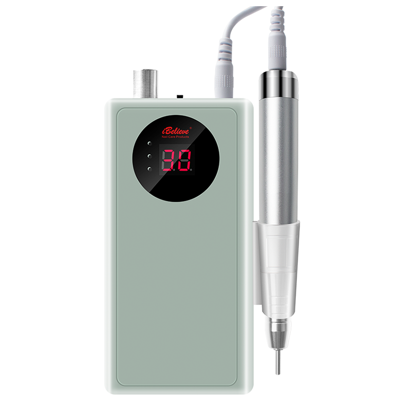 Cordless Nail Drill Factory - Professional Portable LED Display 30000rpm Green Rechargeable