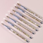 Acrylic Nail Brush Factory - High Quality Plastic Handle Gel Polish Kolinsky Nail Brush