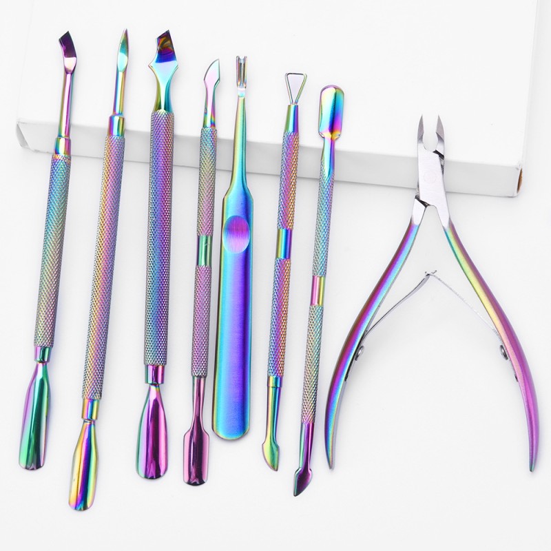 Beauty Tools Kit Factory - Professional Cuticle Pusher Remover Scissors Nipper Clipper