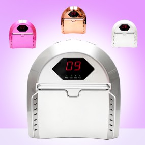 UV LED Nail Lamp Factory - 72W Custom Color Pink Black Cordless 2-in-1 Nail Dryer with Fan