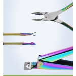 Professional Manicure Set Supplier - 4pcs Stainless Steel Care Tools Clippers Cuticle Kit