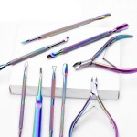 Beauty Tools Kit Factory - Professional Cuticle Pusher Remover Scissors Nipper Clipper