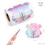 Manicure Tool Tray Supplier - Nail Supplier 24 Designs 100 Pieces Acrylic Extension Form