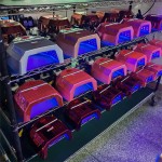 美甲灯源头工厂-72W可定制颜色粉黑无线二合一带风扇美甲烘干灯