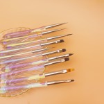 Acrylic Nail Brush Factory - New Arrival Wood Handle Thin Line Professional Painting Brush