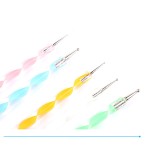 Nail Art Pen Set Supplier - High Quality Crystal Handle DIY Graffiti Flower Dotting Pen