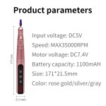 Electric Nail Drill Manufacturer - IBelieve New Design USB 35000rpm Pen Style Cordless Drill