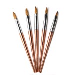 Acrylic Nail Brush Supplier - Professional Custom Handle Kolinsky Acrylic Nail Brush Set