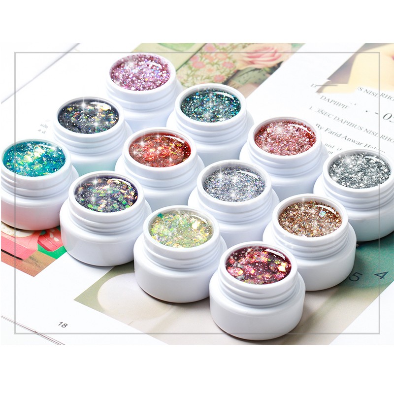 Long Lasting Gel Jar Factory - Nail Gel Suppliers Non Toxic Uv Gel Nails Glitter Gel