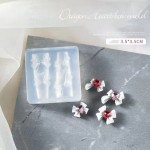 Silicone Nail Mold Supplier - Mini 3d Bow and Angle Wings Pattern Mold for Diy Nail Art