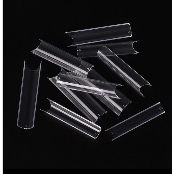 French Nail Tips Manufacturer - Hot Sell Water Pipe C Curve Press on Nail Tips for Manicure