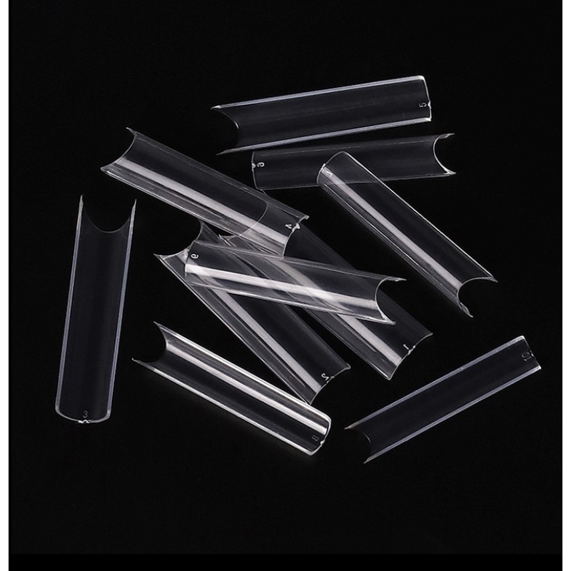 French Nail Tips Manufacturer - Hot Sell Water Pipe C Curve Press on Nail Tips for Manicure